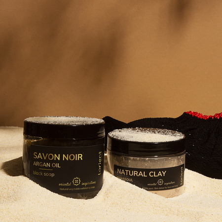 SAVON NOIR argan gold 100g