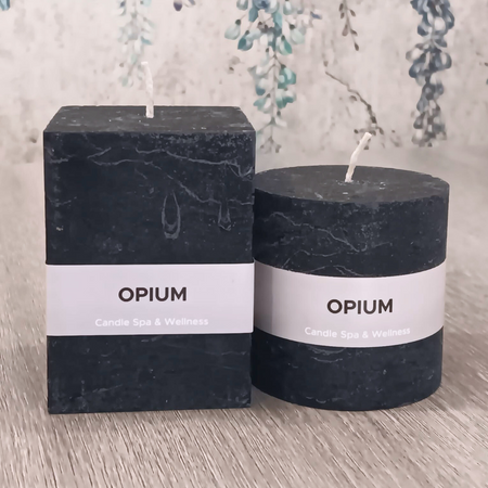 EGZOTYCZNE OPIUM świeca walec mały