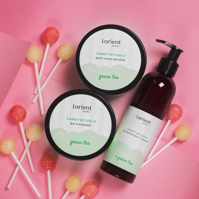 Candy Rituals Żel pod Prysznic - Zielona Herbata