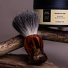 Pędzel do golenia z borsuka-bursztyn