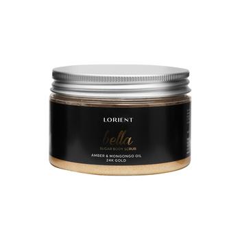Bella peeling cukrowy do ciała z 24k złotem
